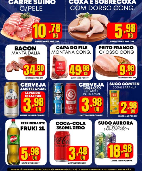 📆 Válido de terça-feira, dia 28/07/2026, a sexta-feira, dia 31/07/2026.